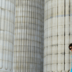 Paris peeking